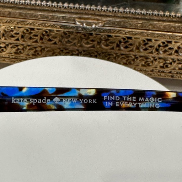Kate Spade Blue Tortoise Glasses - Picture 16 of 16
